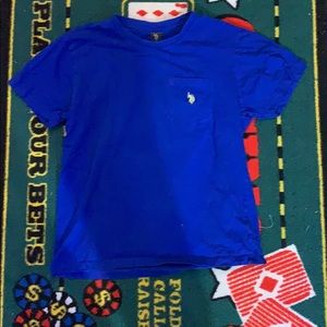 olo size small blue shirt